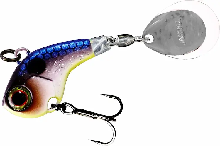 Jackall Deracoup Clear Shad Tail Spinner Bass Lure