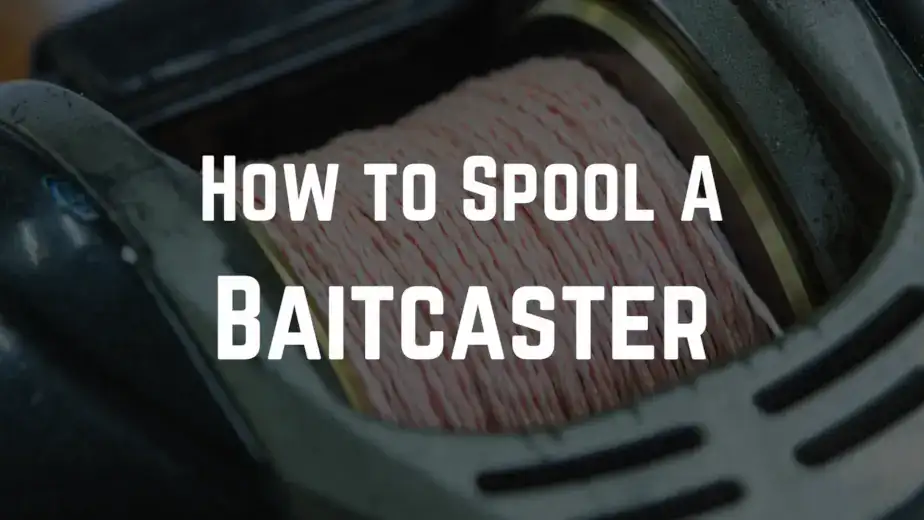 Learn how to put fishing line on a baitcasting rod and reel.