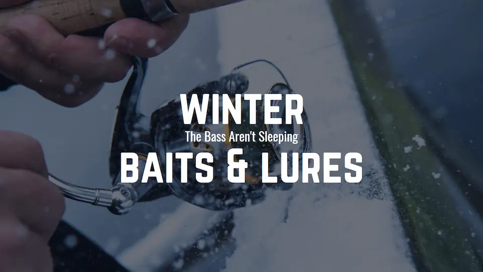 Guide to the best baits and lures for winter bass fishing.